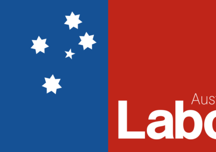 Australian Labor Party logo featuring the Southern Cross beside the word Labor.